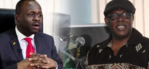 Dr.Edward Omane Boamah, Minister of Communications and Kwasi Gyan-Apenteng , Chairman of National Media Commission in Ghana.