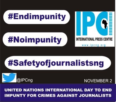 L’IPC Marque la Journée Internationale de l’ONU de la Fin de l’Impunité pour les Crimes Commis contre les Journalistes par l’Organisation de Table Ronde