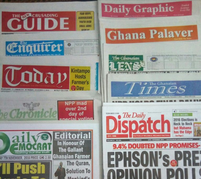 Propos Abusif de Campagne dans la Presse Ecrite: The Ghanaian Lens le Plus Abusif