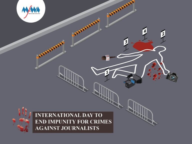 Journée Internationale de la fin de l’Impunité – Les Autorités Doivent Retrouver et Punir les Assassins et les Agresseurs de Journalistes